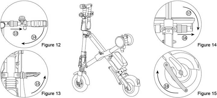 Airwheel E6 backpack electric bike