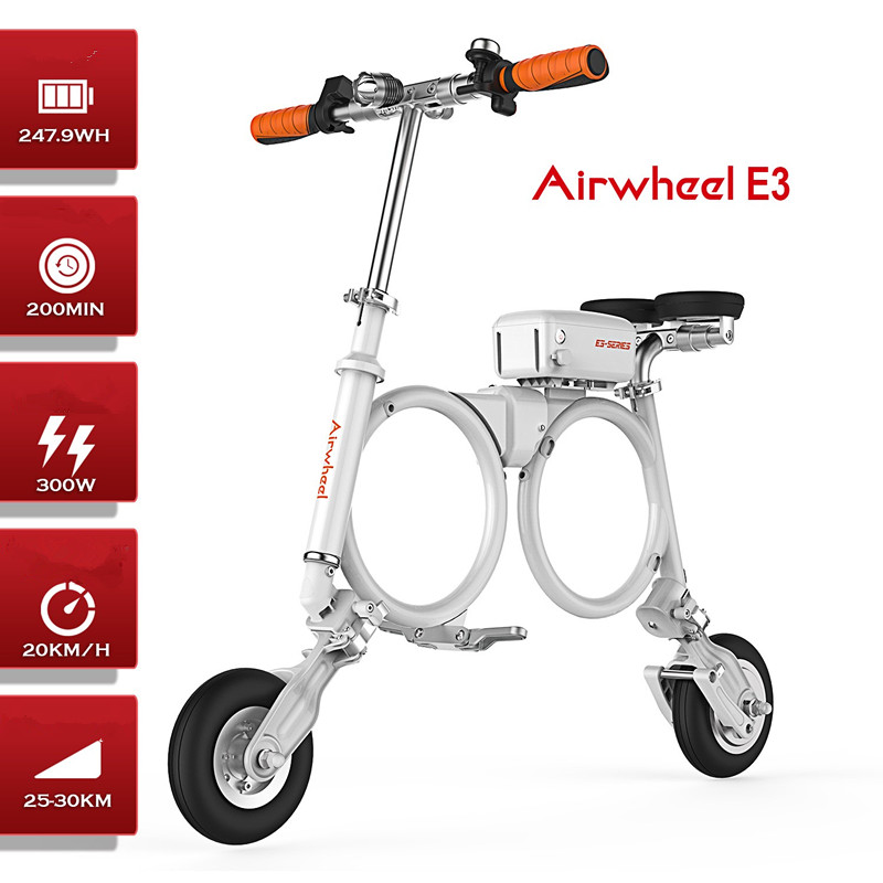 Odiseo Rascacielos Generosidad Airwheel E3 bicicleta eléctrica de mochila acompaña a la gente cada  caliente tarde de invierno