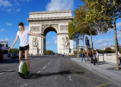 Airwheeel Q5 auto-équilibrer scooter a beaucoup de détails que vous ne voyiez pas, avoir le sens bel, vous n'avez pas "Voir la praticabilité sont jamais donc haute comme aujourd'hui.