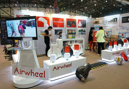  In May, Airwheel is going to attend Mach-Tech & ElectroSalon held in Budapest, Hungary. In this exhibition, Airwheel is due to unveil its new model along with others classic models, e.g. the intelligent self-balancing scooter S3, its classic models of X-series and Q-series.