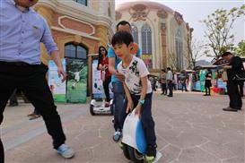 uma roda monociclo elétrico