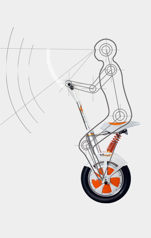 saddle-equipped self-balancing intelligent scooter
                    